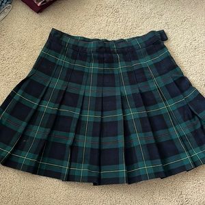 Plaid tennis skirt